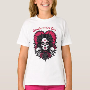Camiseta Día de Ghoulentines Fusión Gótica de San Valentín