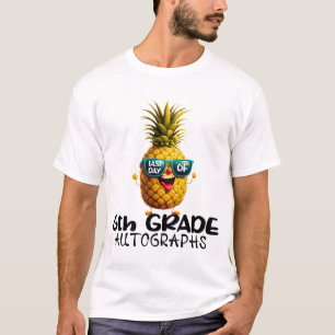 Camiseta Día De Graduación De Autografos De 6º Grado Niños 