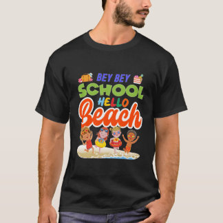 Camiseta Día de Graduación de Bye School Hello Beach 2023