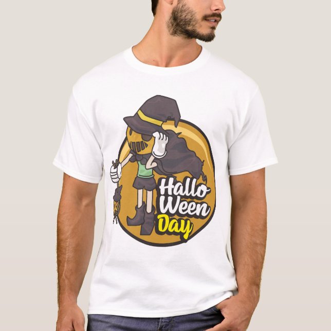 Camiseta día de Halloween (Anverso)