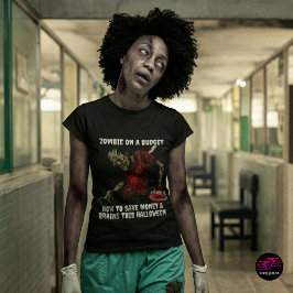 Camiseta Día de Halloween Divertido Zombie con Presupuesto