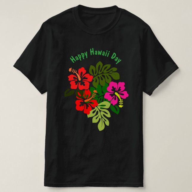 Camiseta Día de Hawái (Diseño del anverso)