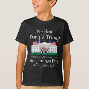 Camiseta Día de Inauguración de Donald Trump 2025 47º presi
