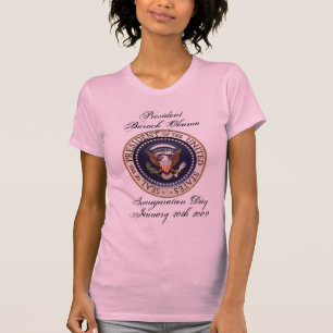 Camiseta Día de inauguración de presidente Barack Obama