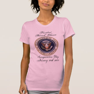 Camiseta Día de inauguración de presidente Barack Obama