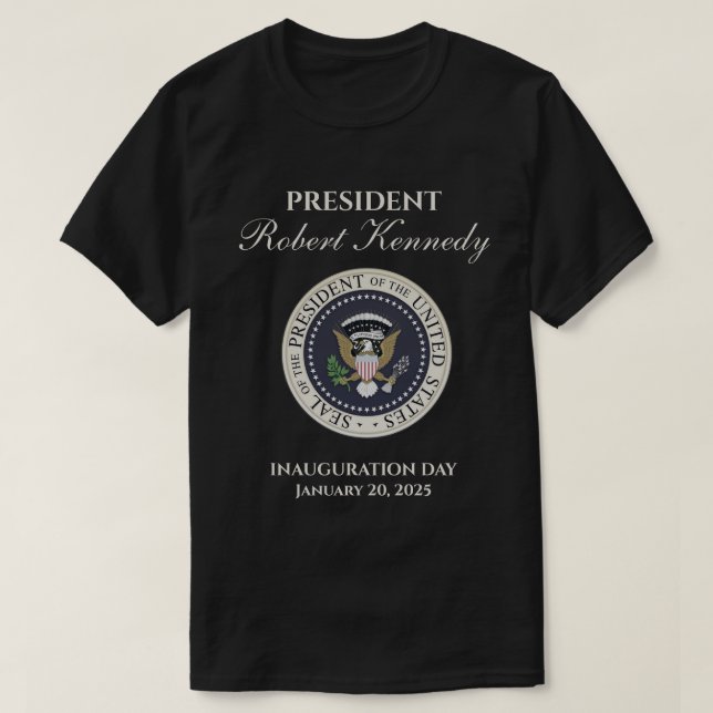 Camiseta Día de Inauguración de Robert Kennedy 20 de enero  (Diseño del anverso)