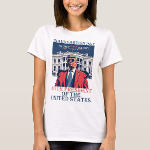 Camiseta Día De Inauguración De Trump 2025 47º Presidente D