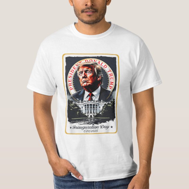 Camiseta Día de Inauguración de Trump Supporter 2025 (Anverso)