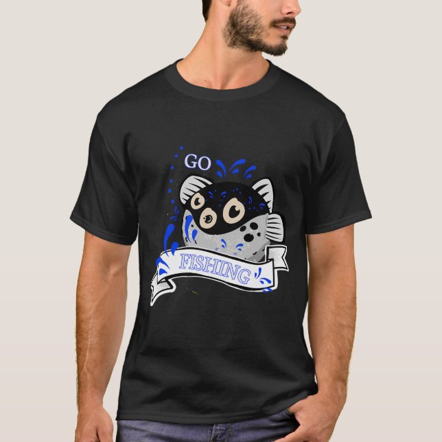 Camiseta Día de ir a pescar (Anverso)