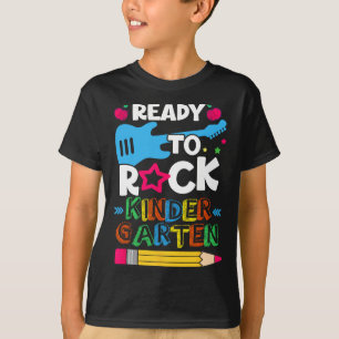 Camiseta Día de jardín de infantes listo para rock jardín d