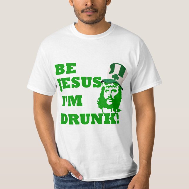 Camiseta Día de Jesús St Patrick divertido (Anverso)