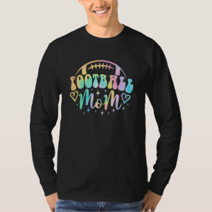 Camiseta Día de juego de mamá de fútbol orgullosa y fuerte
