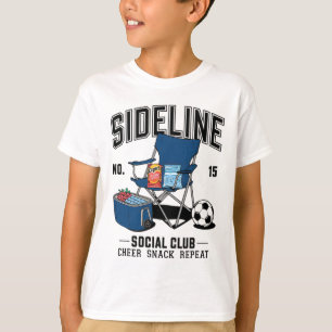 Camiseta Día de juego de mamá fútbol club social fuera de j