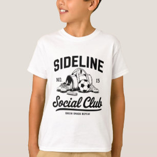 Camiseta Día de juego de mamá futbolista del club social al
