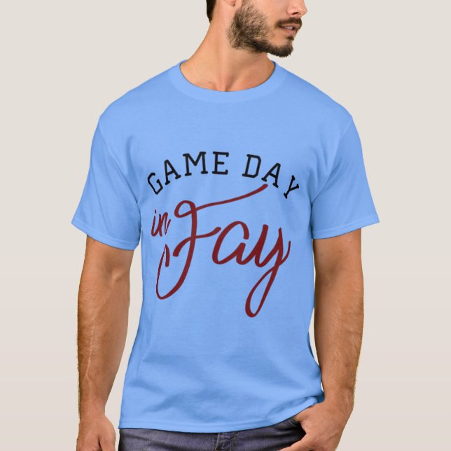 Camiseta Día de Juego en Fay Oversized (Anverso)