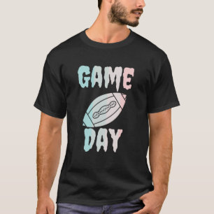 Camiseta Día de juego, texto basado en fútbol de fantasía v