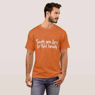 Camiseta Día de la acción de gracias--gracias señor por