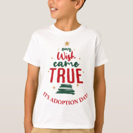 Camiseta Día de la Adopción, los Navidades de los niños "Nu