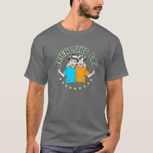 Camiseta Día de la Amistad Mejor Amigos Amistad Amistad S