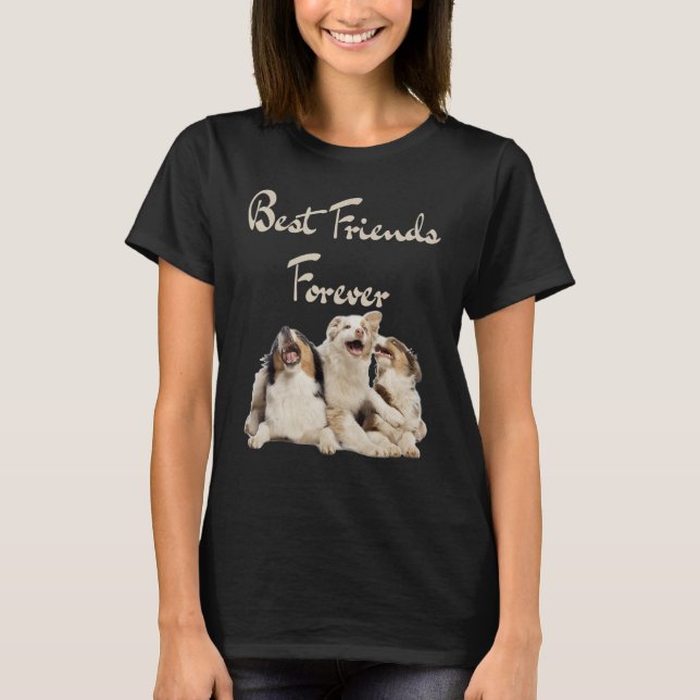 Camiseta Día de la Amistad Nacional Mejor Amigos Para Perro (Anverso)
