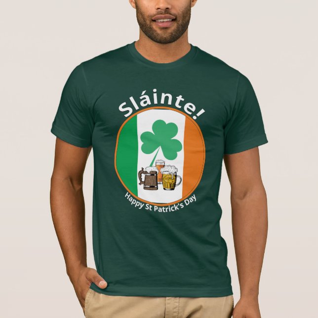 Camiseta Día de la Bandera Irlandesa (Anverso)