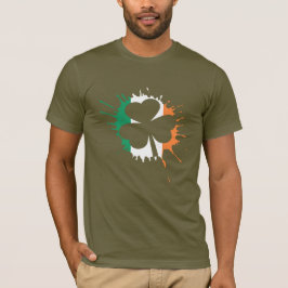 Camiseta Día de la Bandera Irlandesa Shamrock St Patrics