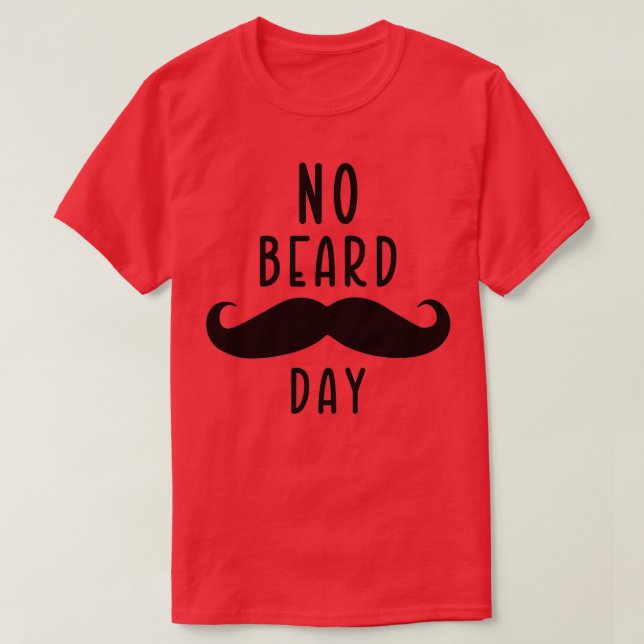 Camiseta Día de la barba 4 (Diseño del anverso)