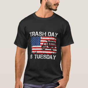 Camiseta Día de la basura es martes divertido para nosotros