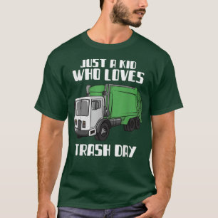 Camiseta Día de la Basura, solo un niño que ama la basura d