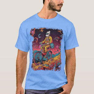 Camiseta Día de la Bicicleta Hofmannrip Estilo Cómic Psicod