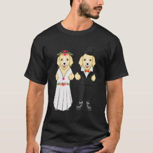 Camiseta Día de la Boda Criador de Perro con Matrimonio Ani