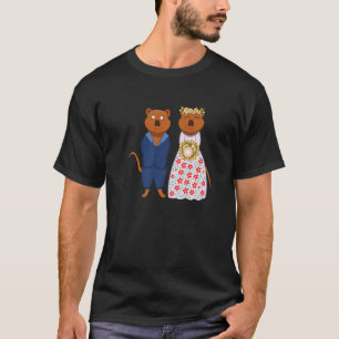 Camiseta Día de la Boda Matrimonio Animal de Quokka Wildlif