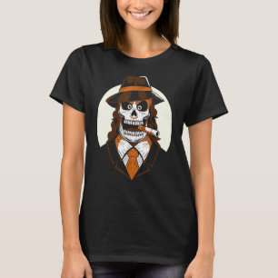 Camiseta Día De La Calavera De La Mafia De La Muerte Hallow