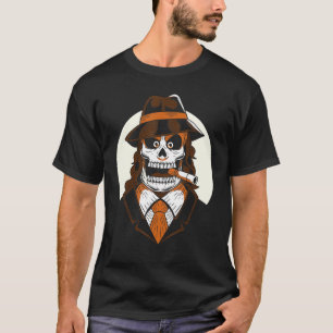 Camiseta Día De La Calavera De La Mafia De La Muerte Hallow