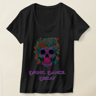 Camiseta Día de la Calavera del Azúcar en Halloween Muerto