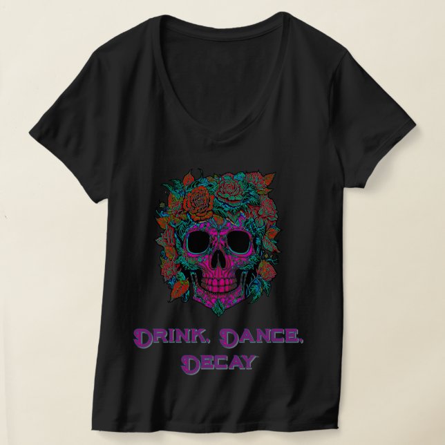 Camiseta Día de la Calavera del Azúcar en Halloween Muerto (Distribución )
