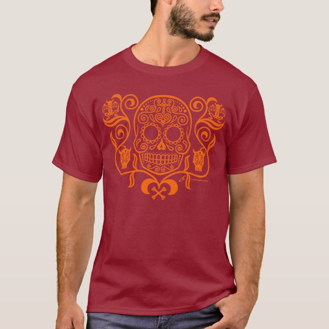 Camiseta Día de la Calavera del Azúcar Muerto (Anverso)