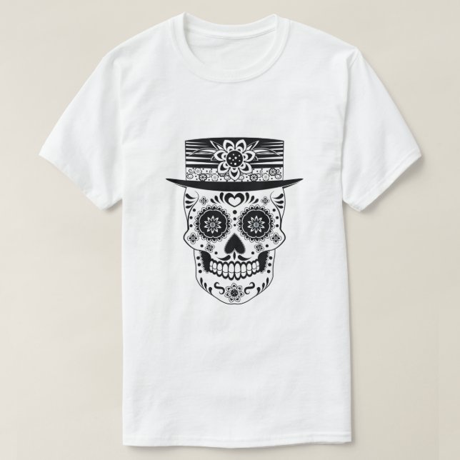 Camiseta Día de la Calavera del Azúcar Muerto (Diseño del anverso)