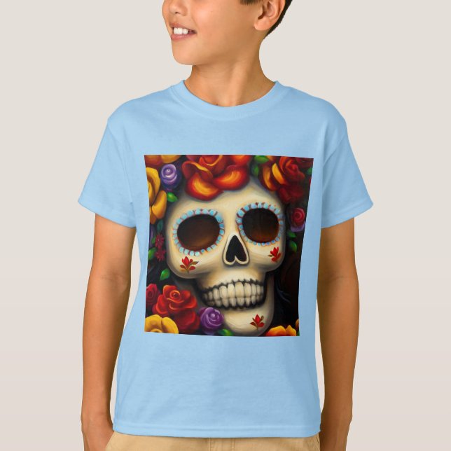 Camiseta Día de la Calavera del Azúcar Muerto 2 (Anverso)