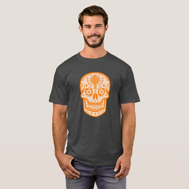 Camiseta Día de la Calavera del Azúcar Muerto en México (Anverso completo)