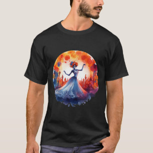 Camiseta Día De La Catrina Muerta Lady Sugar Skull Dia De L