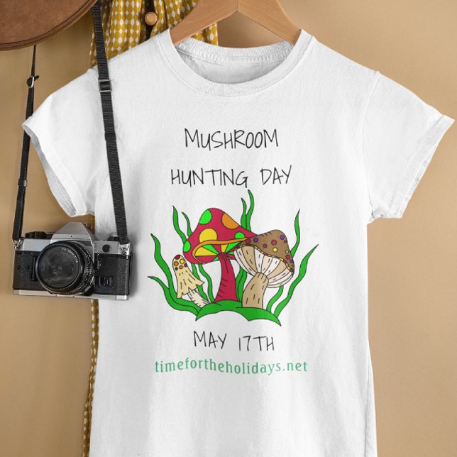 Camiseta Día de la caza de hongos 17 de mayo (Subido por el creador)