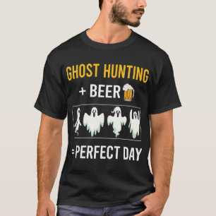 Camiseta Día de la Cerveza Cazando Fantasmas Paranormal