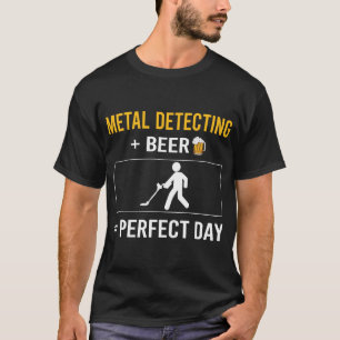 Camiseta Día de la cerveza Detector de metales Detectorista