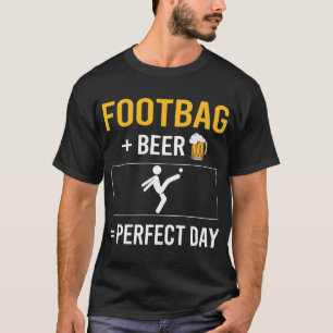 Camiseta Día de la Cerveza Footbag Hacky Sack Sacker