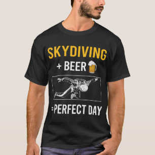 Camiseta Día de la Cerveza Paracaidismo Salto en Paracaídas