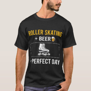 Camiseta Día de la Cerveza Patinaje sobre Ruedas Patinar Pa