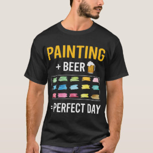 Camiseta Día de la Cerveza Pintura