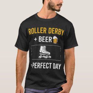Camiseta Día de la Cerveza Roller Derby Patinaje Patinar Pa