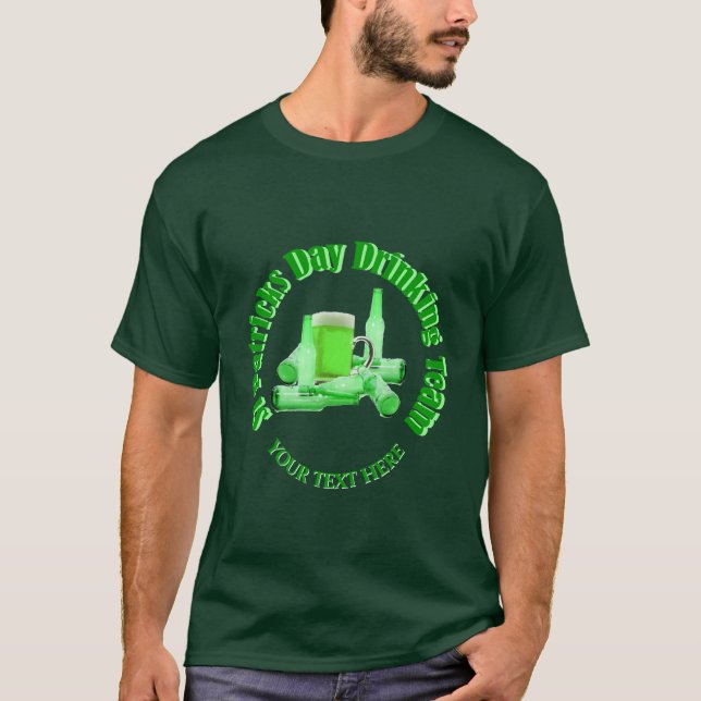 Camiseta Día de la cerveza verde (Anverso)